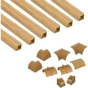 Cord Cover Kit, 30FT Self-Adhesive Wire Hider (0.87in (W) x 0.87in (H)